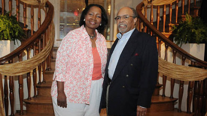 Sheila Johnson and Harry Clark