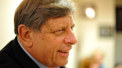 Randy Vulakovich arrives at a campaign party the night of a special election to replace the state Senate seat vacated by Jane Orie, at Monte Cello's Italian Restaurant in Hampton.