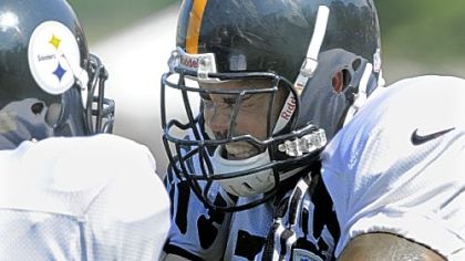 Rookie Mike Adams' long reach has been huge asset so far.