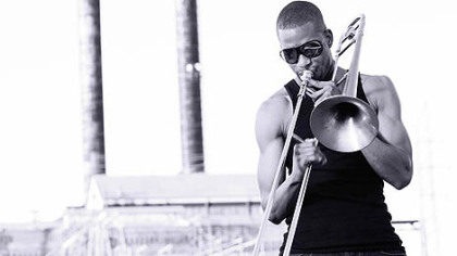 Trombone Shorty will play a free show Friday night at South Park Amphitheatre.