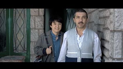 Despite a language barrier, Huang Sheng Huang, left, and Ricardo Darin develop something of a friendship in "Chinese Take-Away."