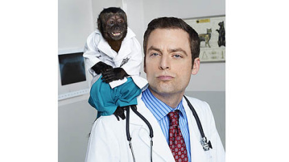 Crystal and Justin Kirk in "Animal House."