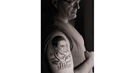 Duane DiPietro says "I'm not a tattoo person." But after his son, Justin, died from a heroin overdose he got a tattoo of him, "so he can always be with me."