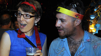 Jen Hayes and John Fareneli.