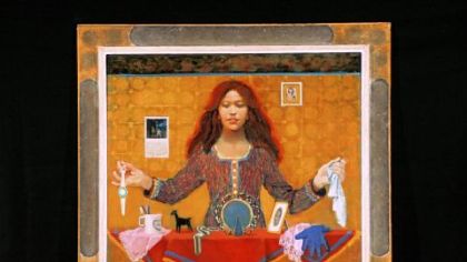 'Looking for Lucy,' 1995
oil on canvas by Colleen Browning.
