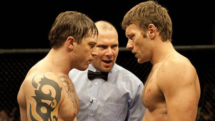 Tom Hardy, left, and Joel Edgerton star as brothers Tommy and Brendan in "Warrior," a movie made in Pittsburgh that was released last year.