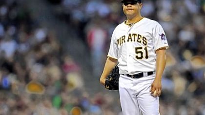 Wandy Rodriguez is 0-3 in four starts since the Pirates acquired him from Houston.